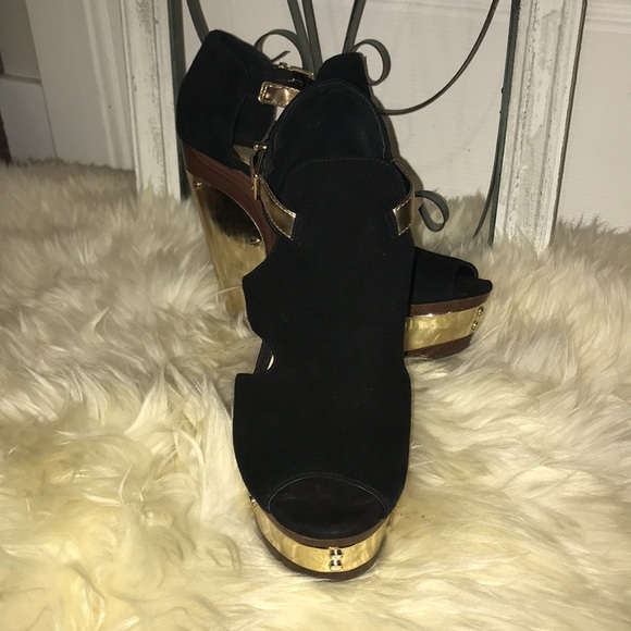 👠 Gianni Bini Wedge Heels A07 - Picture 2 of 4